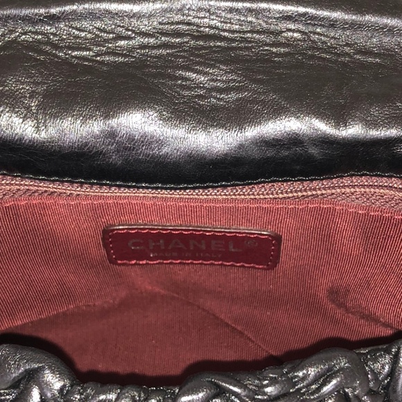 SOLD!   CHANEL ASTRAKHAN FLAP BAG - Picture 7 of 8